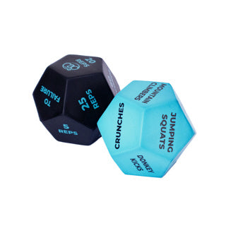 Fitness-Mad 12-Sided Fitness Dice - Pair