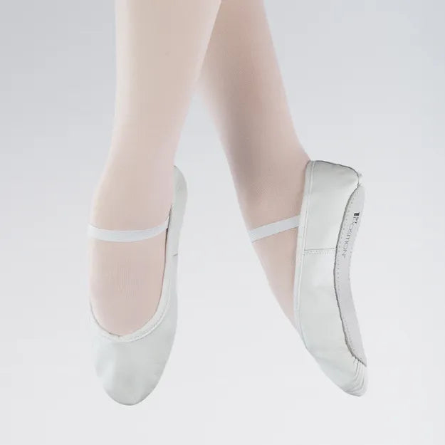 Children's 1st Position Leather Ballet Shoes